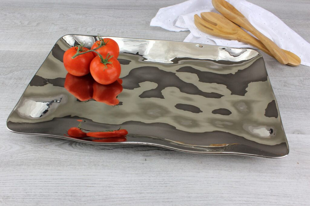 CER-Silver Rectangular Platter