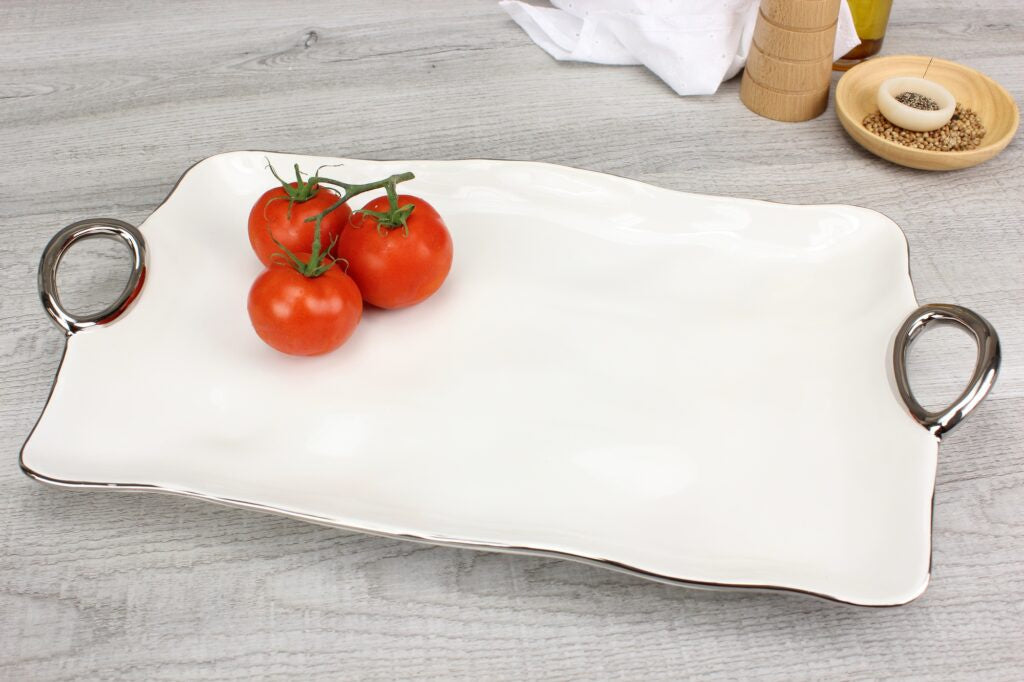 CER-White Large Platter White