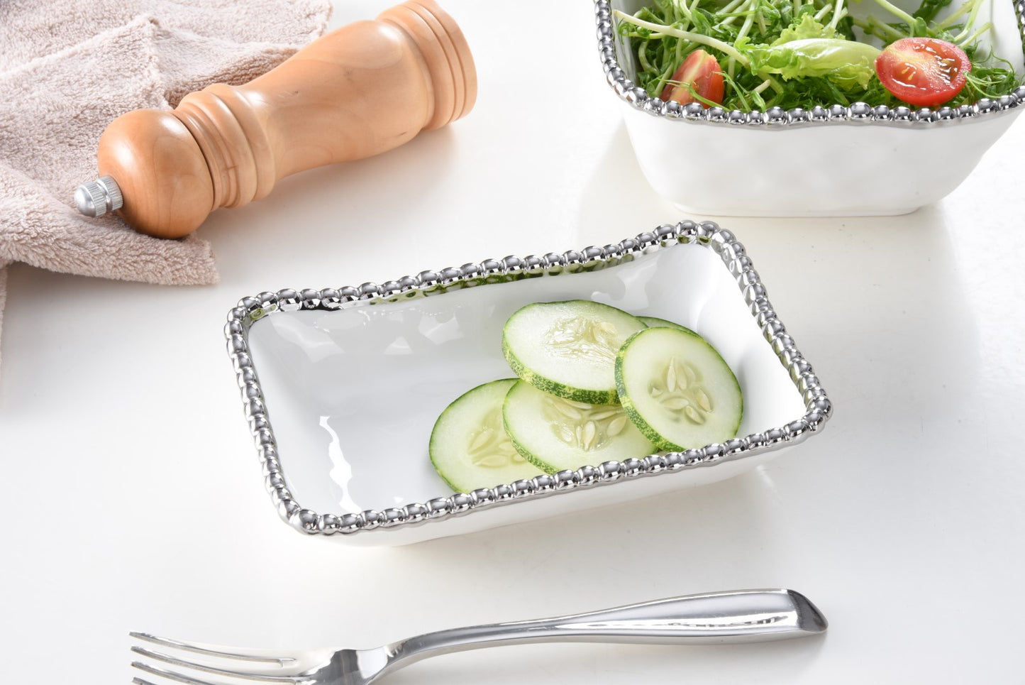 CER-White Rectangular Dish
