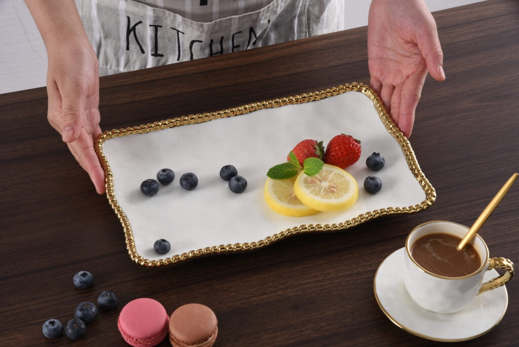 CER-White Gold Small Platter