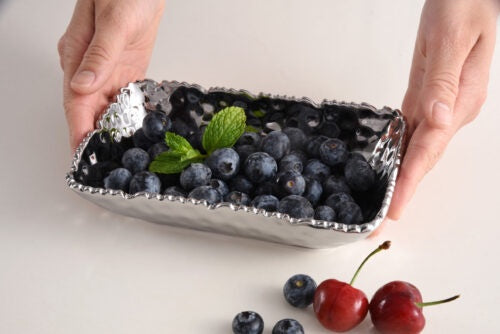 CER-Silver Rectangular Dish