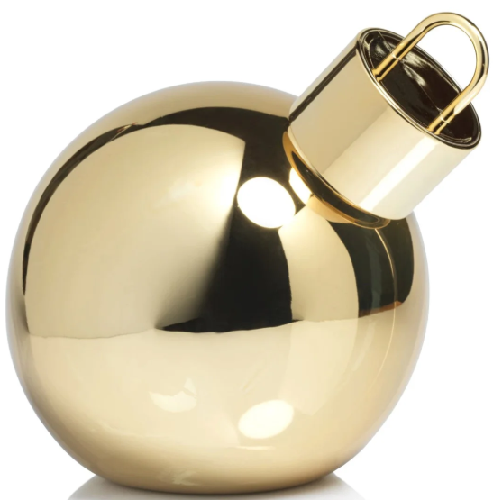 Led Gold Glass Balls S