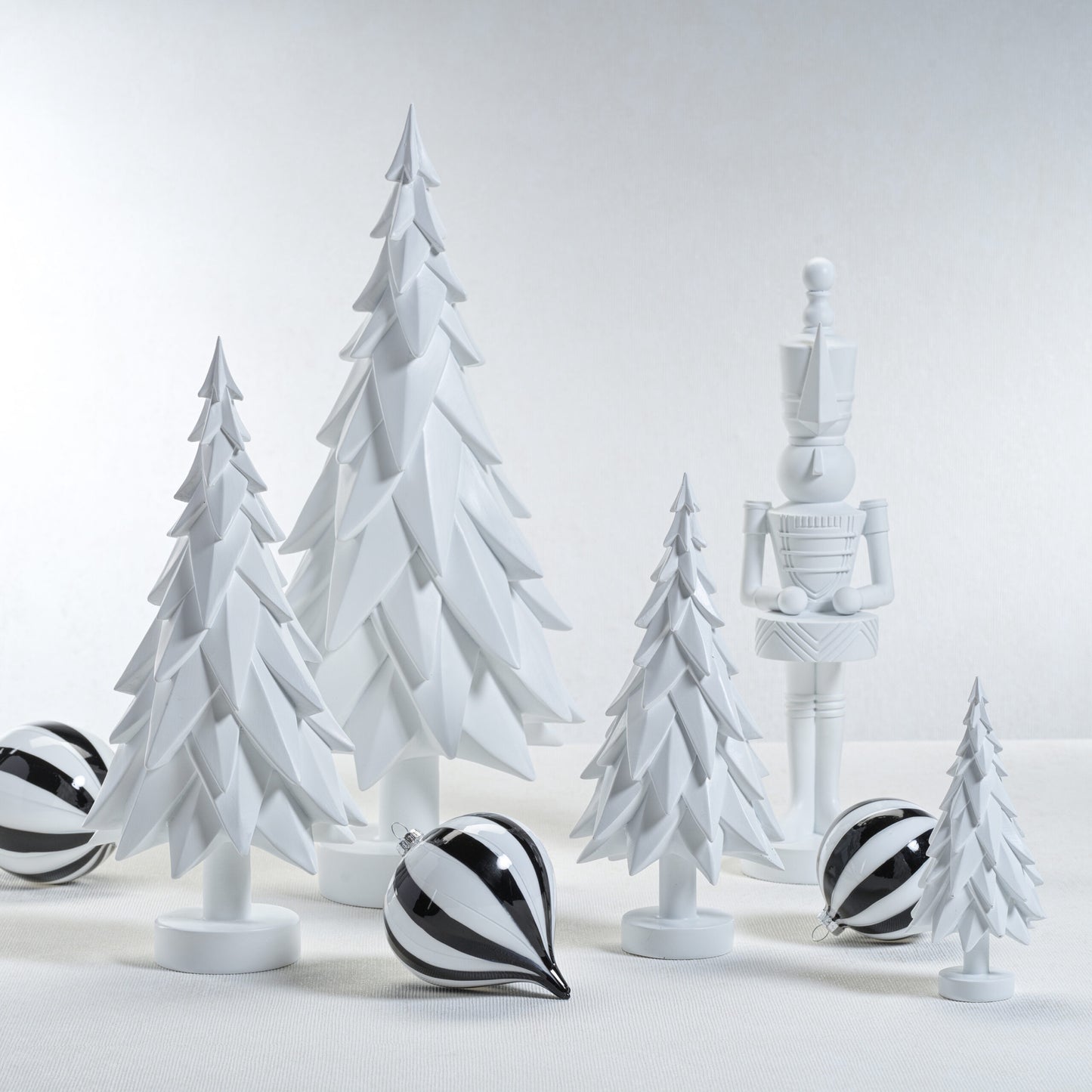 Matte White Decorative Trees