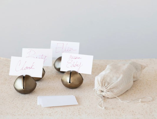 Metal Bell Place Card Holders | Details Panamá