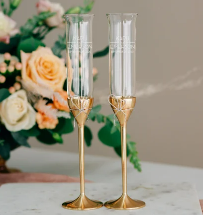 Vera Wang Love Knots Toasting Flute Gold