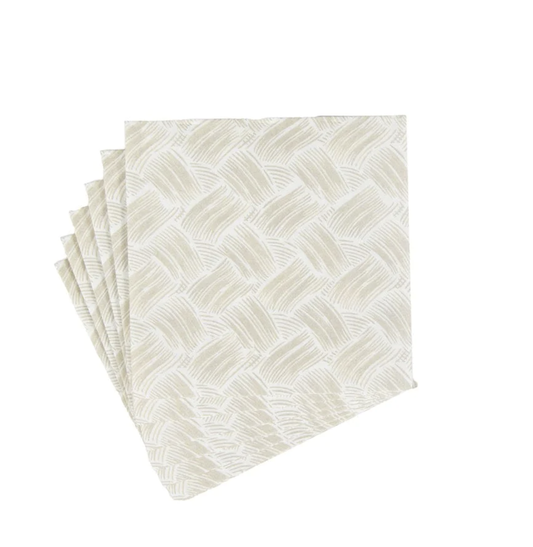 Basketry Flax-Paper Napkins