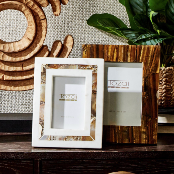Tiger Eye Photo Frame 4x6