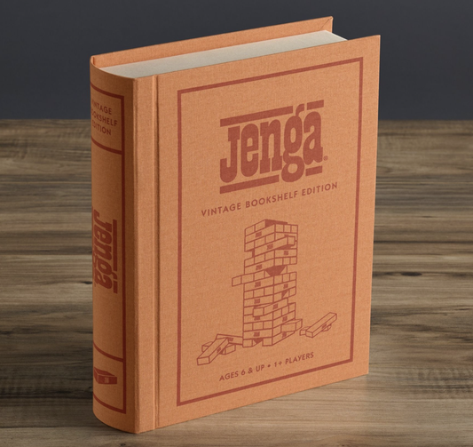 Jenga Vintage Bookshelf Edition