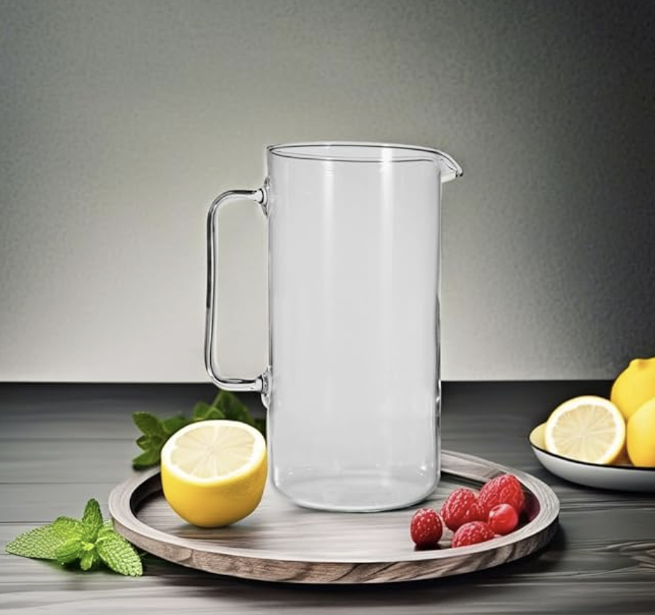 Cylinder Glass Pitcher