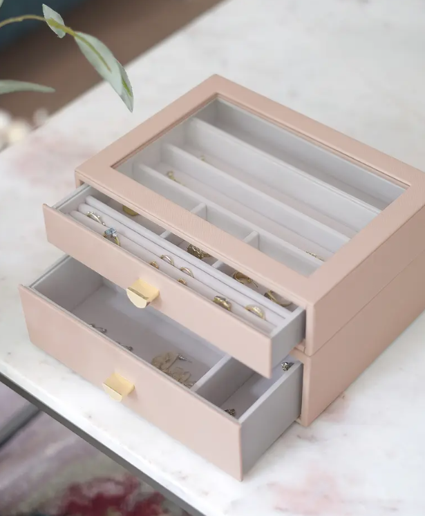 Classic 2 Drawers Jewelry Box