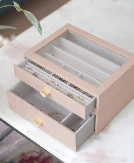 Classic 2 Drawers Jewelry Box