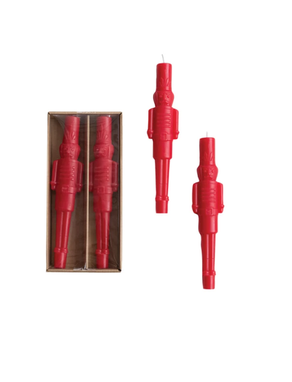 Nutcracker Taper Candles
