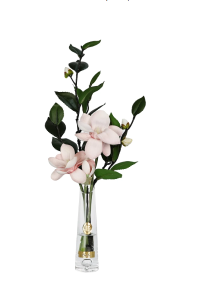 Summer Magnolias - White & Gold