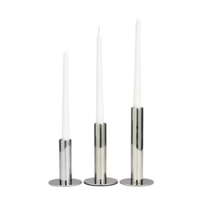 Stainless Steel Metal Candle Holders S | Details Panamá