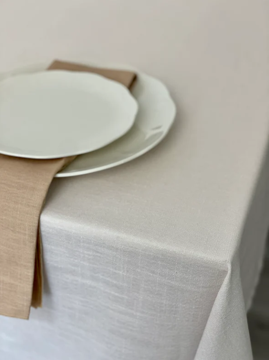 Ivory Burlap Napkins S/6