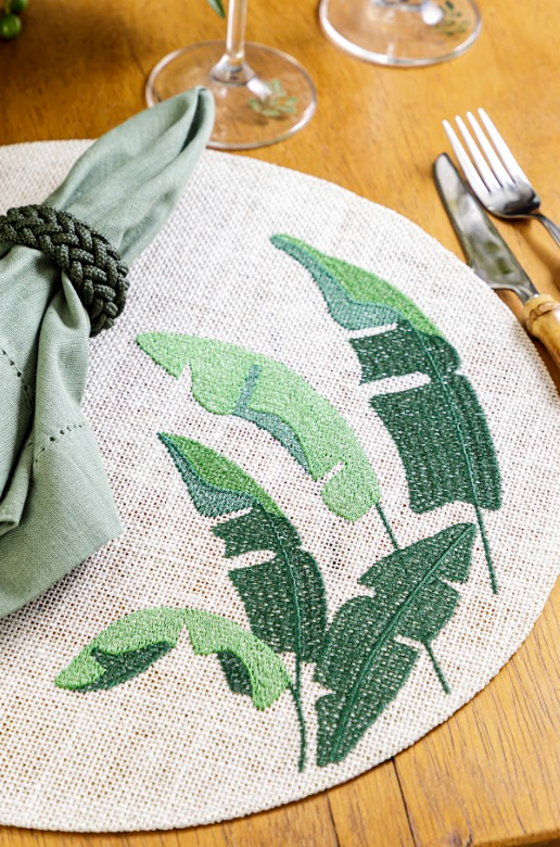 Emerald Cord Napkin Rings/ 1PC