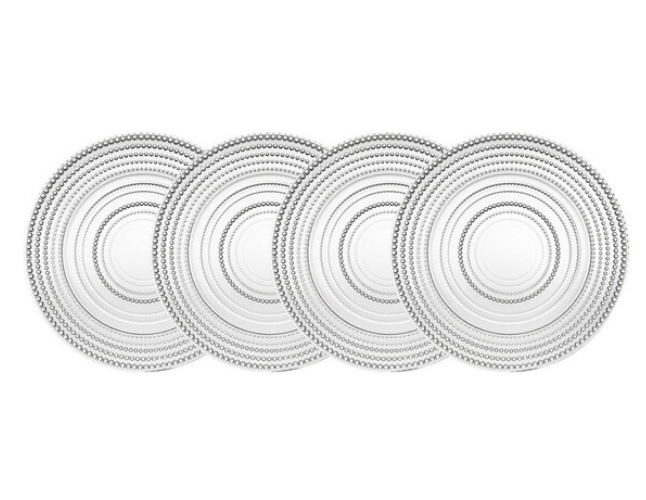 Lumina Clear Dinner Plates | Details Panamá
