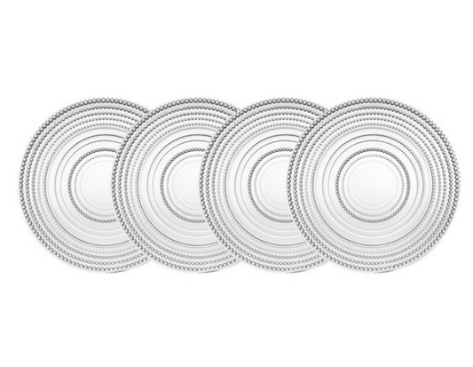 Lumina Clear Dinner Plates | Details Panamá
