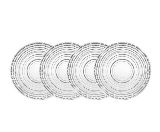 Lumina Clear Salad Plates | Details Panamá