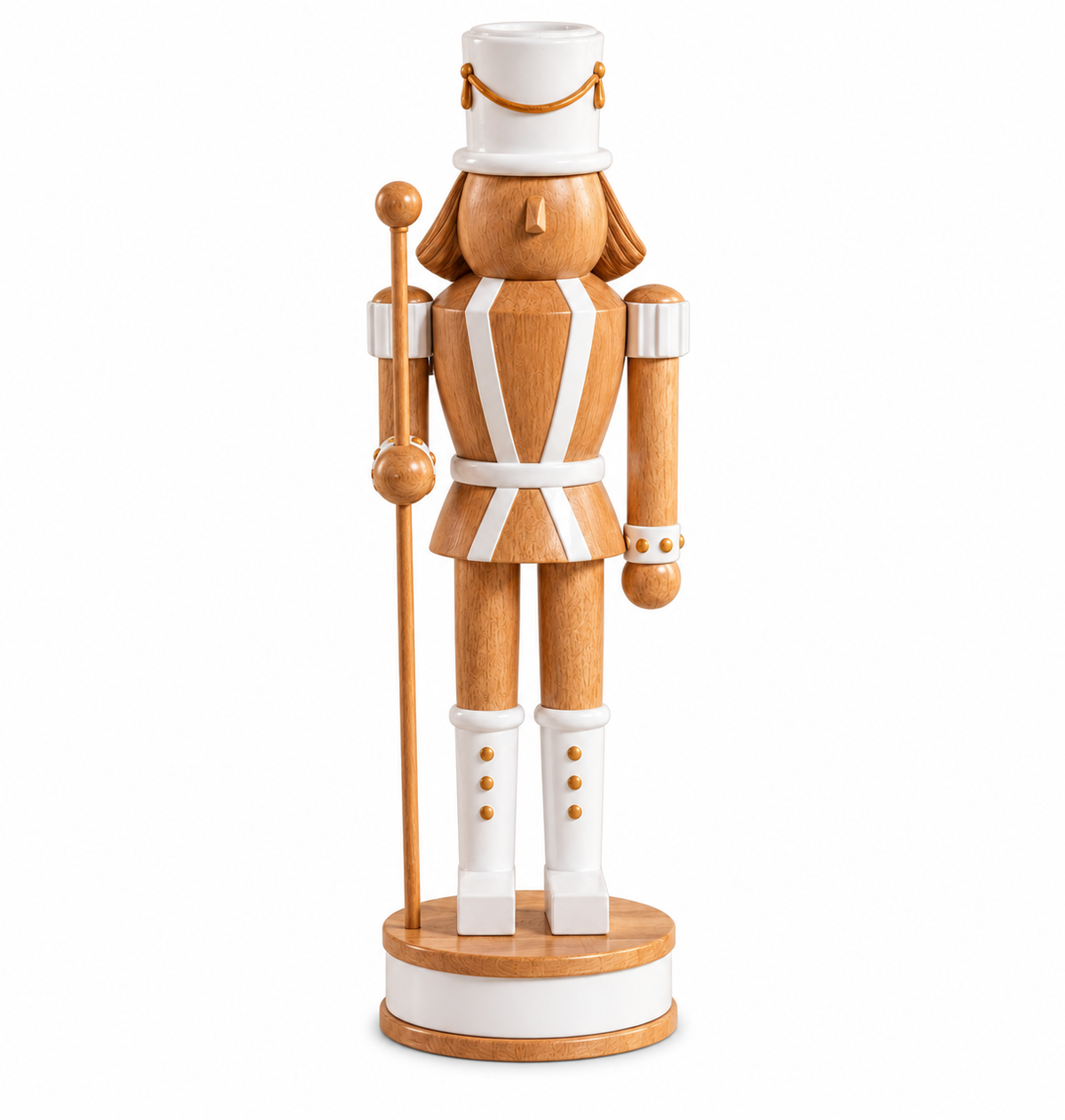 Wood Nutcracker Taper Holders | Details Panamá