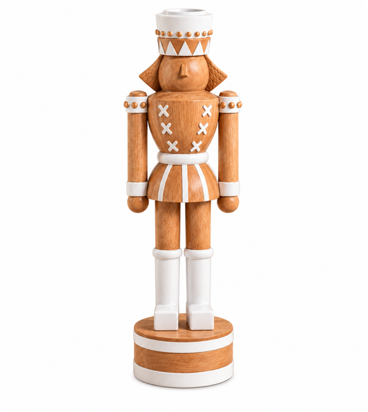 Wood Nutcracker Taper Holders | Details Panamá