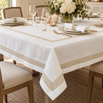 Cane Webbing Tablecloth | Details Panamá