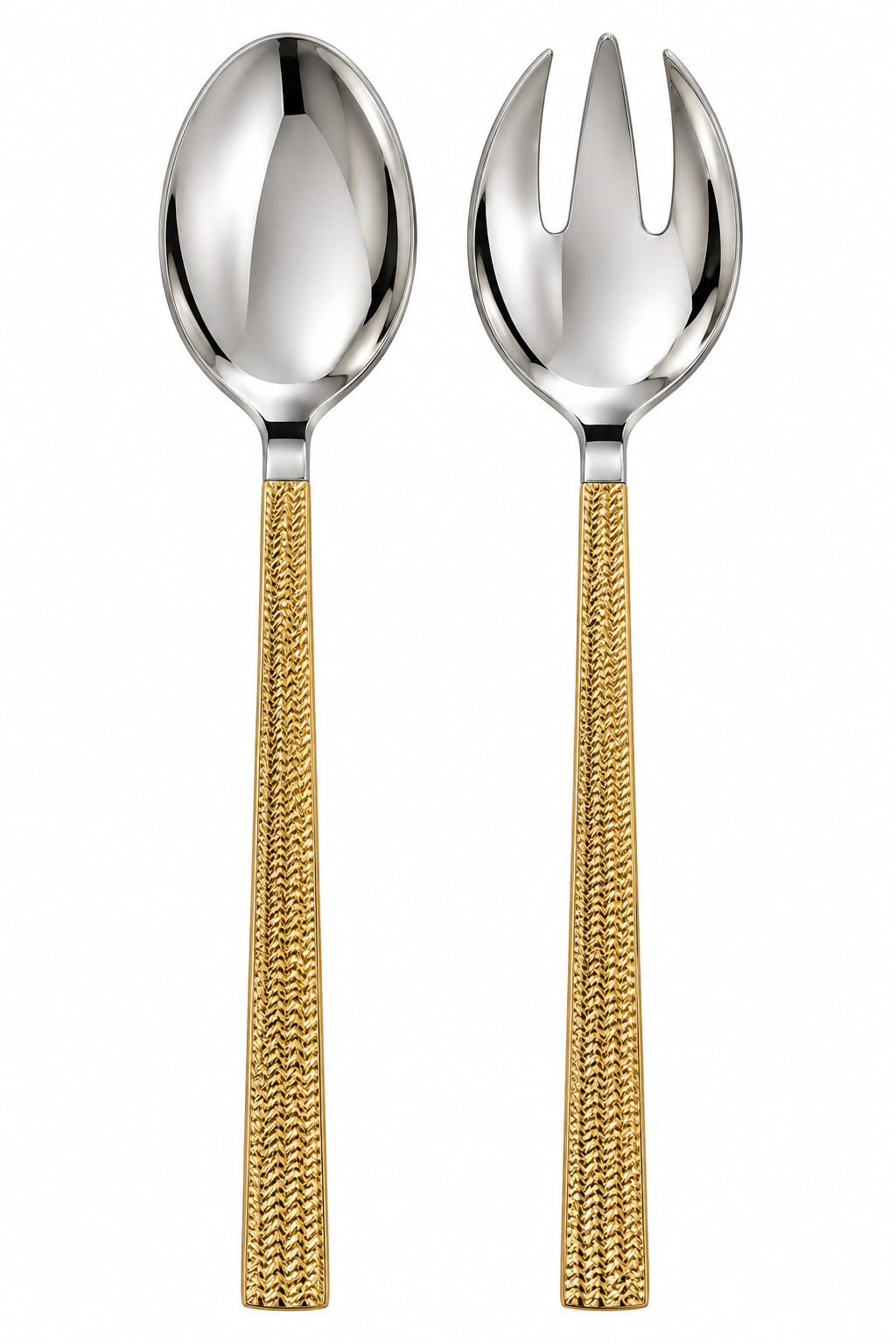 Harrington Gold Salad Servers S/2 | Details Panamá