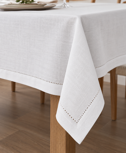Hemstitch Tablecloths | Details Panamá