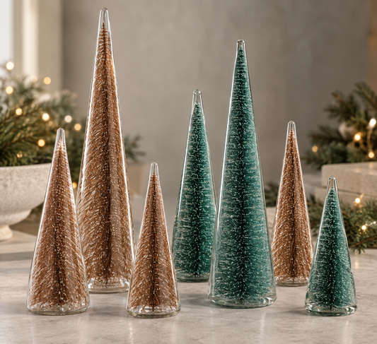 Clear Glass Decorative Trees | Details Panamá