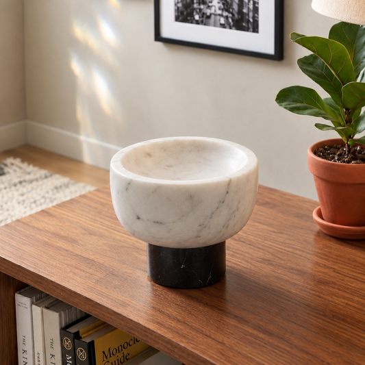 Footed Marble Bowls | Details Panamá