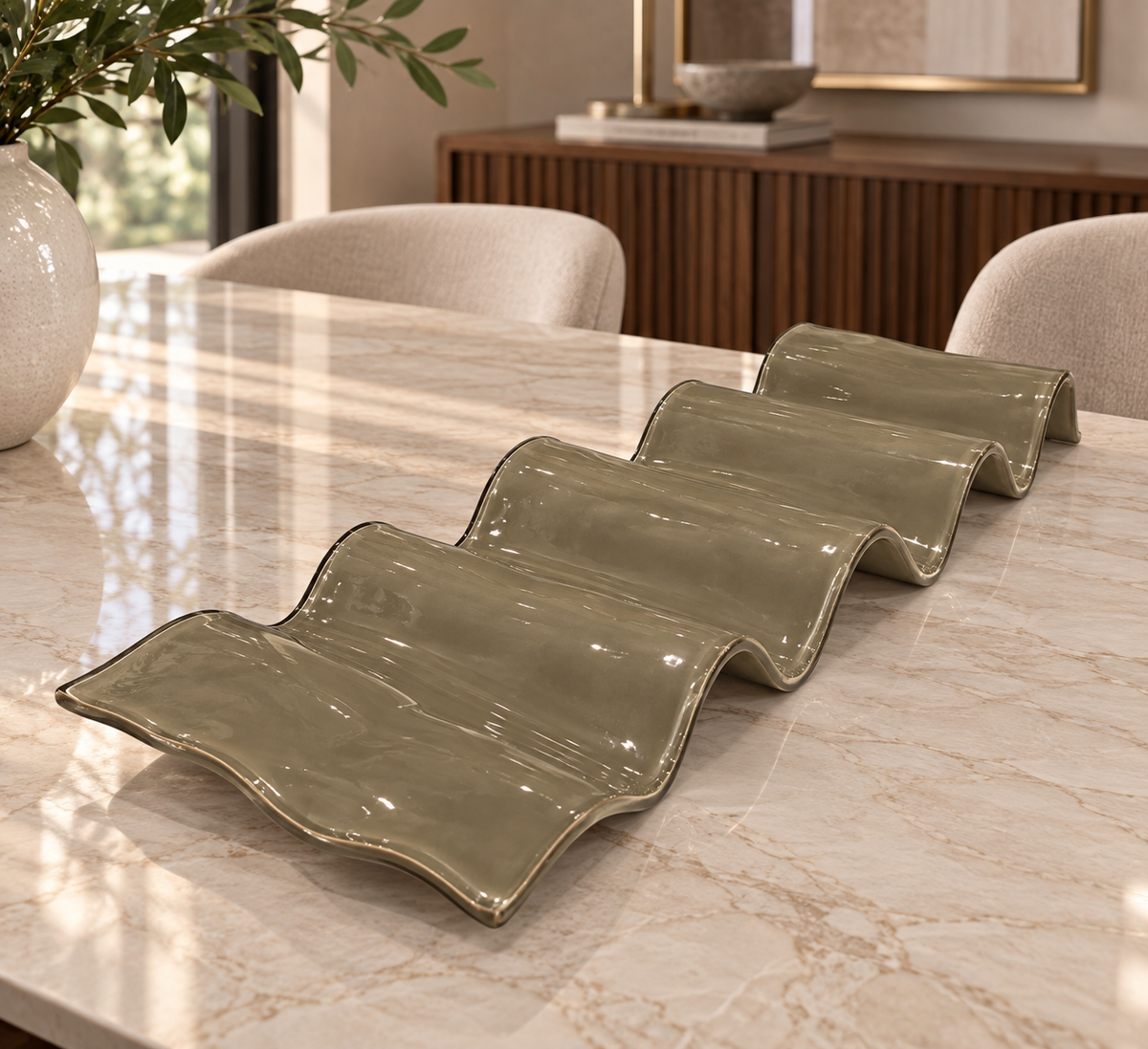 Rectangular Table Center / Wave S