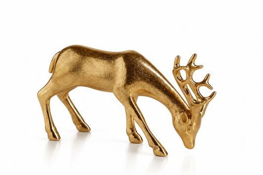 Decorative Gold Reindeers