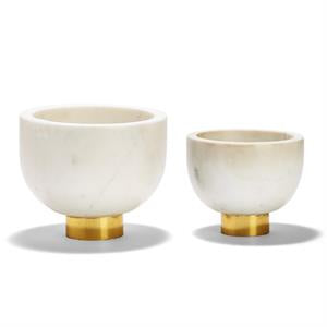 Ice White Marble Bowl S