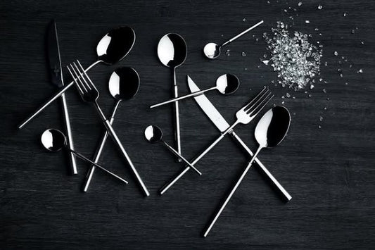 Domo Black Flatware S/5