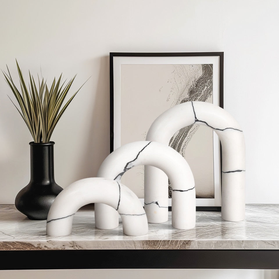 Reaka White Marble Arches
