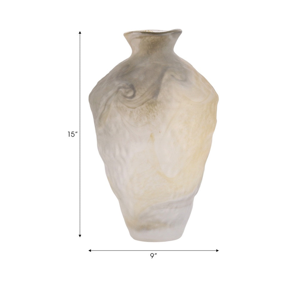 Tirzah Cream Glass Vases