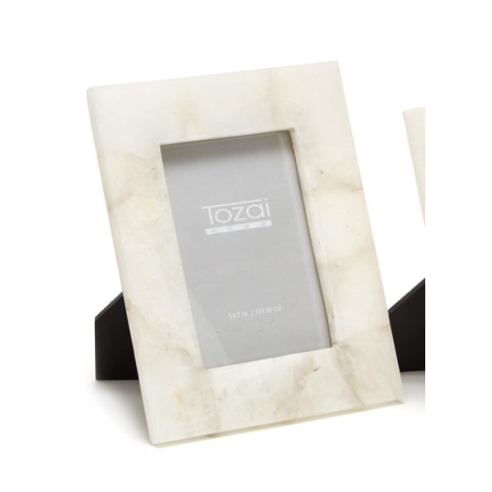 White Quartz Photo Frame 4X6