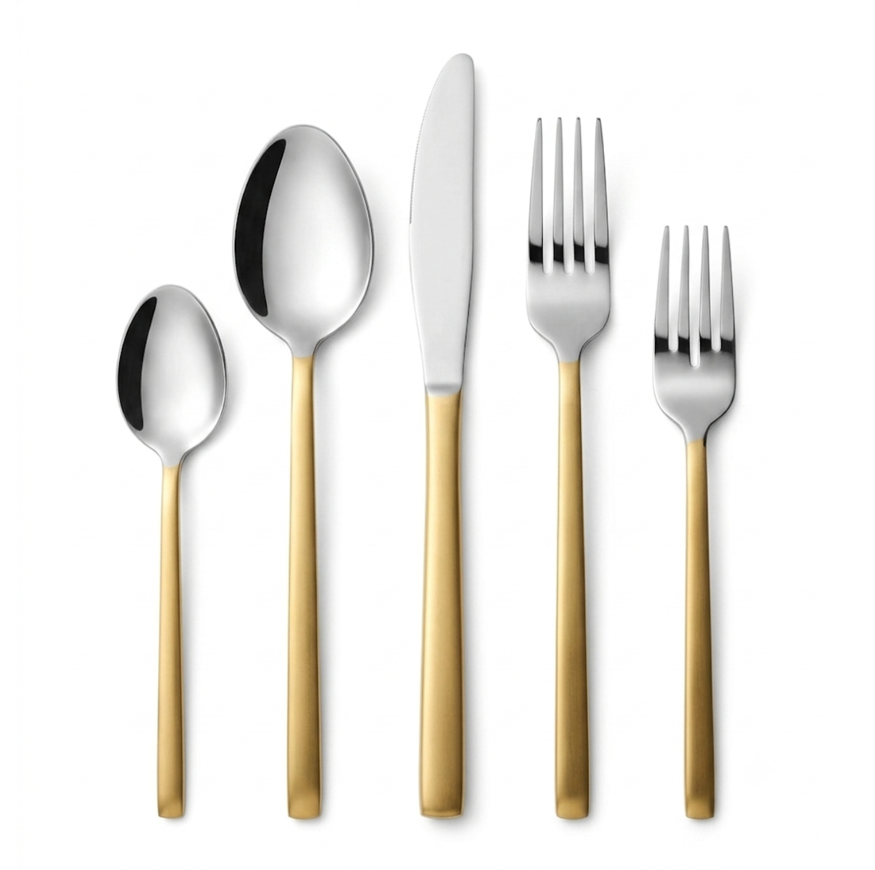 Hexagon Gold 20 Piece Flatware
