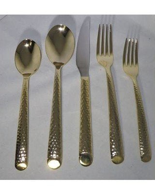 Anna 20 Piece Flatware - Gold