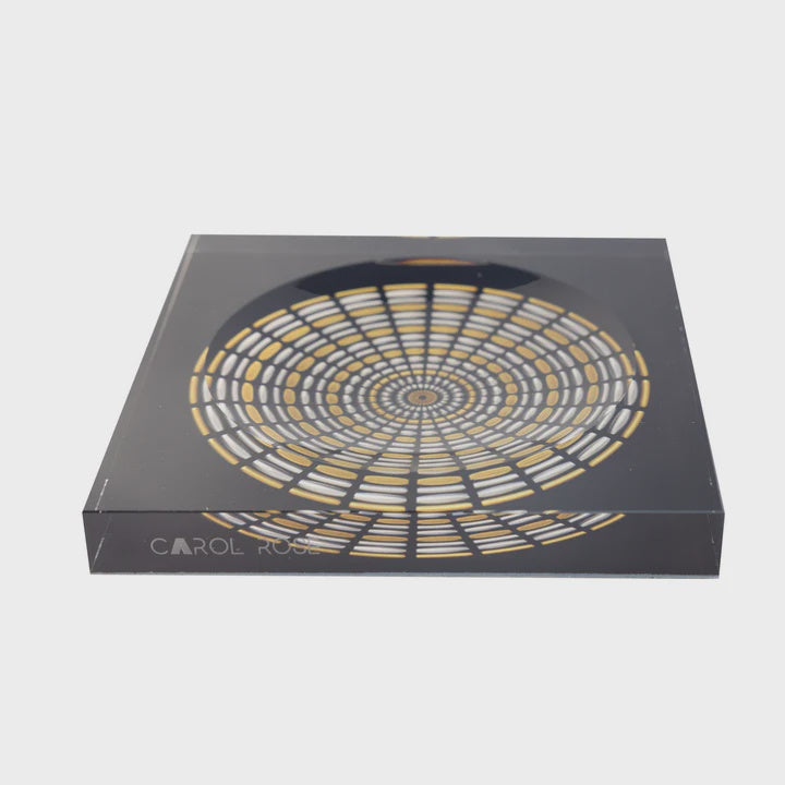 Candy Bowl /Gold And White Mandala