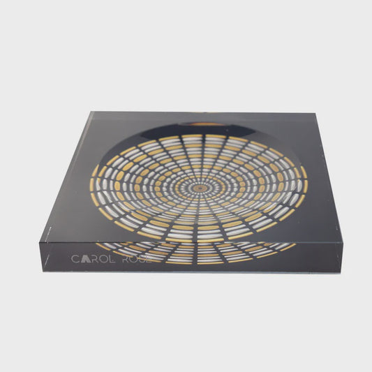 Candy Bowl /Gold And White Mandala