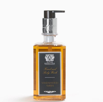 Amber Sandal Wood Hand & Body Wash 10oz