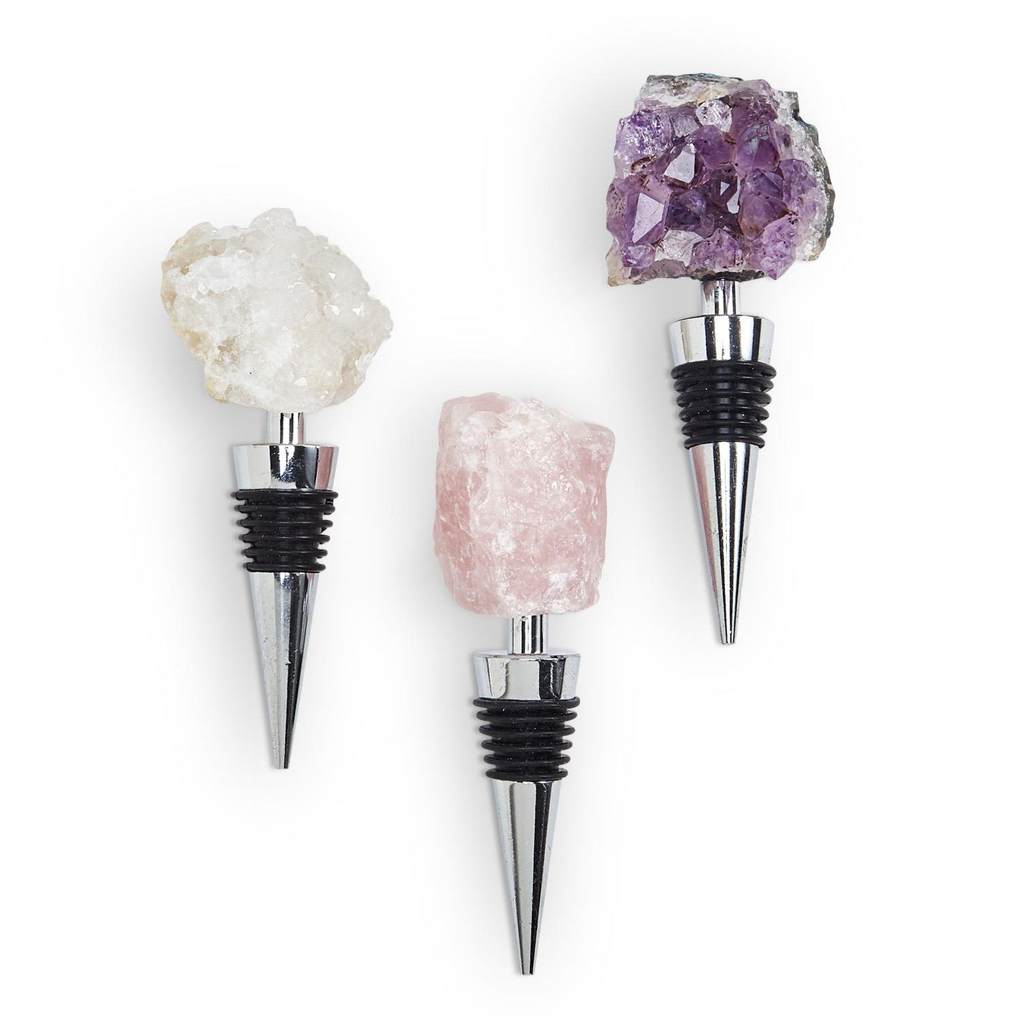 Stone Bottle Stopper Set