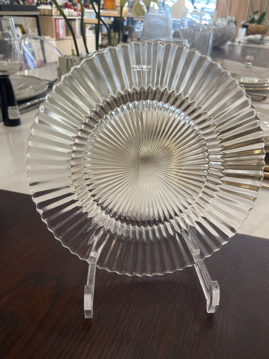 Archie Clear Dessert Plate 8.5" Set/4