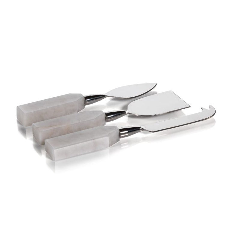 Alabaster Cheese Knives | Details Panamá