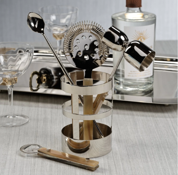 The Berkeley 5 Piece Bar Set