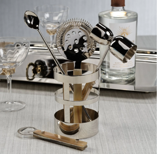 The Berkeley 5 Piece Bar Set