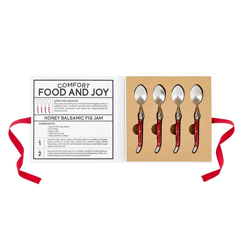 Red Charcuterie Spoons Book Box