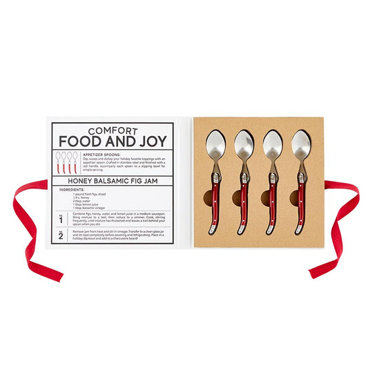 Red Charcuterie Spoons Book Box