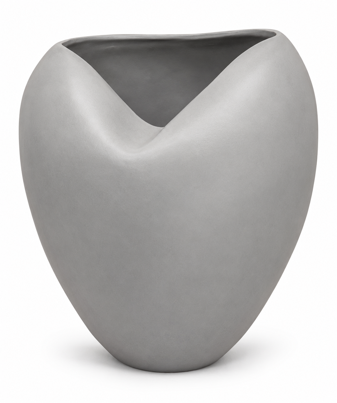 Jarron Organico Gris Grande